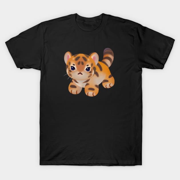 Baby tiger T-Shirt by pikaole